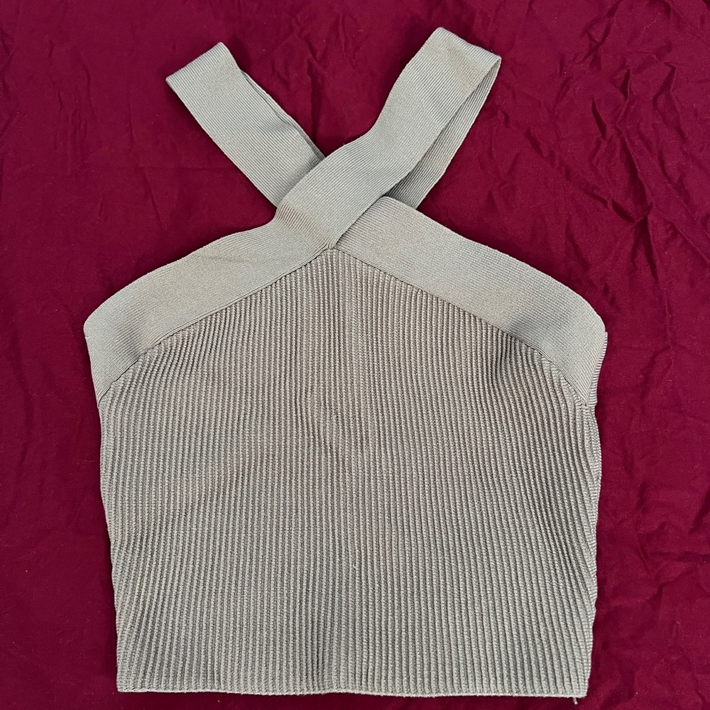 Aritzia Babaton Sculpt Knit Criss Cross tank - Picture 3 of 6